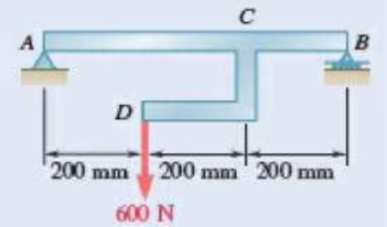 Chapter 7.2, Problem 7.49P, Draw the shear and bending-moment diagrams for the beam AB, and determine the shear and bending 