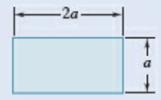 Chapter 9.1, Problem 9.21P, Determine the polar moment of inertia and the polar radius of gyration of the rectangle shown with 