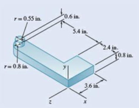 Chapter 9.6, Problem 9.152P, Determine the mass products of inertia Ixy, Iyz, and Izx of the cast aluminum machine component 