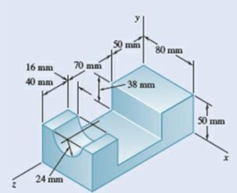 Chapter 9.6, Problem 9.166P, Determine the mass moment of inertia of the steel fixture of Probs. 9.145 and 9.149 with respect to , example  1