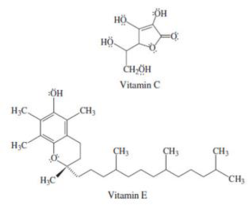 Chapter 13, Problem 13.37QP, The difference between water-soluble and fat-soluble vitamins is their molecular structures. 
