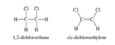 Chapter 7, Problem 7.113QP, The compound 1,2-dichloroethane (C2H4Cl2) is nonpolar, while cis-dichloroethylene (C2H2Cl2) has a 