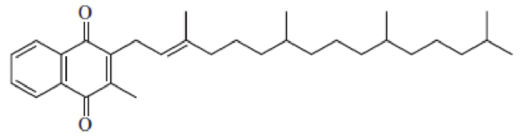 Chapter 11, Problem 55Q, Consider this structural formula for one of the forms of vitamin K. a. Do you expect it to be 