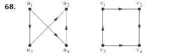 Chapter 10.3, Problem 68E, In Exercises 67-70 determine whether the given pair of directed graphs are isomorphic. (See Exercise 