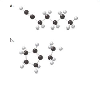 Chapter 13, Problem 13.38P, Give the IUPAC name for each molecule depicted in the ball-and-stick models. 