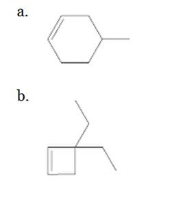 Chapter 13, Problem 33P, Give the IUPAC name for each cyclic compound. 