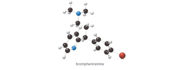 Chapter 2, Problem 80P, (a) What is the chemical formula for brompheniramine, an antihistamine used to relieve the runny 