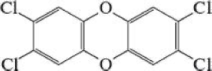Chapter 10, Problem 10.118QP, TCDD, or 2,3,7,8-tetrachlorodibenzo-p-dioxin, is a highly toxic compound: It gained considerable 