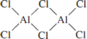 Chapter 9, Problem 9.124QP, In the gas phase, aluminum chloride exists as a dimer (a unit of two) with the formula Al2Cl6. Its 