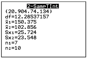 Chapter 10.1, Problem 27E, Interpret calculator display: The following TI-84 Plus calculator display presents a 95% confidence 