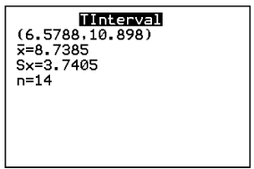 Chapter 10.3, Problem 15E, Interpret calculator display: The following TI-84 Plus calculator display presents a 95% confidence 
