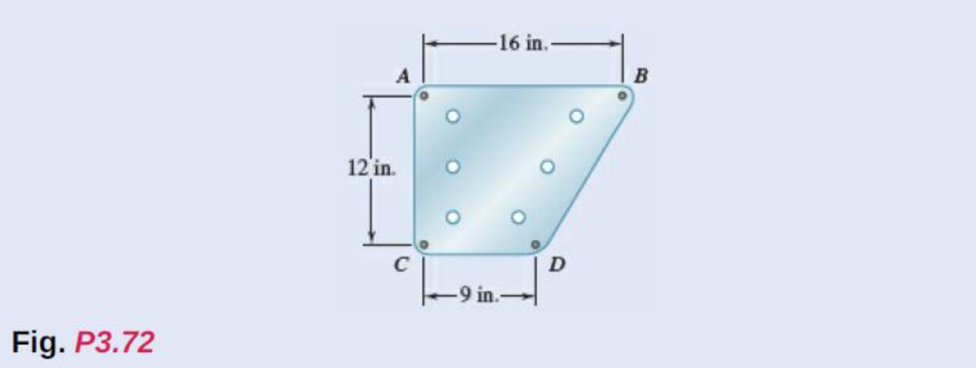 Chapter 3.3, Problem 3.72P, A multiple-drilling machine is used to drill simultaneously six holes in the steel plate shown. Each 