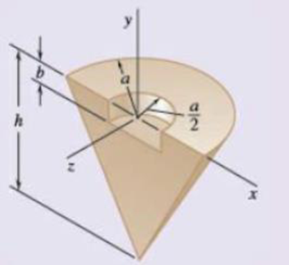 Chapter 5, Problem 5.146RP, Determine the y coordinate of the centroid of the body shown. Fig. P5.146 