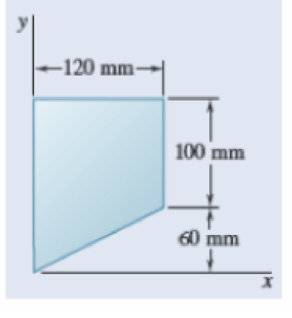 Chapter 5.1, Problem 5.3P, Locate the centroid of the plane area shown. 