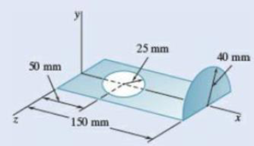 Chapter 5.4, Problem 5.113P, Locate the center of gravity of the sheet-metal form show Fig. P5.113 