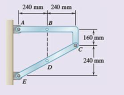 Chapter 6, Problem 6.169RP, Determine the components of the reactions at A and E if the frame is loaded by a clockwise couple of 