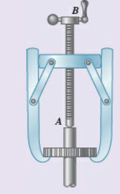 Chapter 8, Problem 8.143RP, In the gear-pulling assembly shown, the square-threaded screw AB has a mean radius of 15 mm and a 