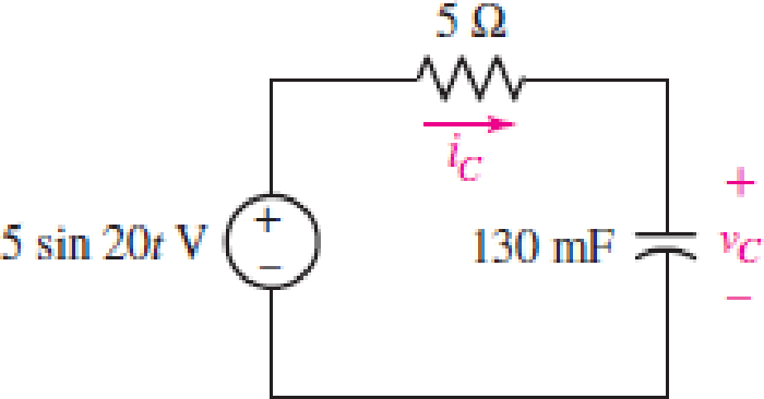 Chapter 10, Problem 21E, Insert an appropriate complex source into the circuit represented in Fig. 10.50, and use it to 