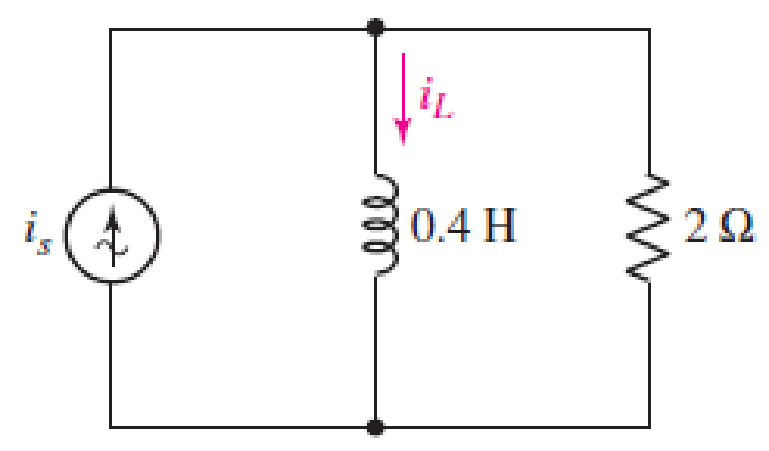 Chapter 10, Problem 23E, In the circuit depicted in Fig. 10.51, if is is modified such that iL(t) = 1.8 cos (5t + 26.6) A, 