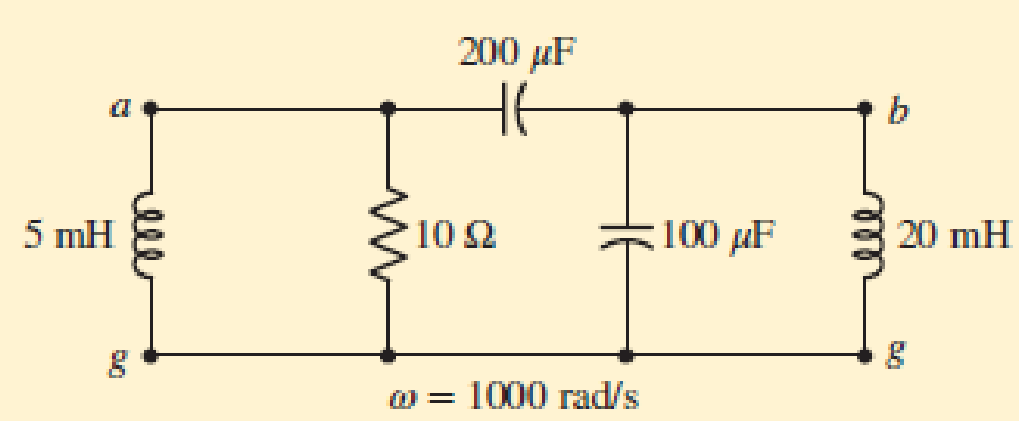 Chapter 10.5, Problem 9P, With reference to the network shown in Fig. 10.19, find the input impedance Zin that would be 