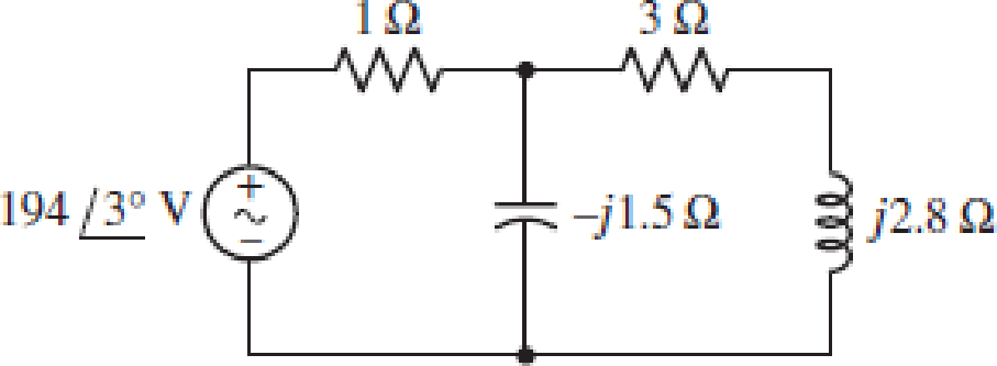 Chapter 11, Problem 16E, (a) Calculate the average power absorbed by each passive element in the circuit of Fig. 11.33, and 