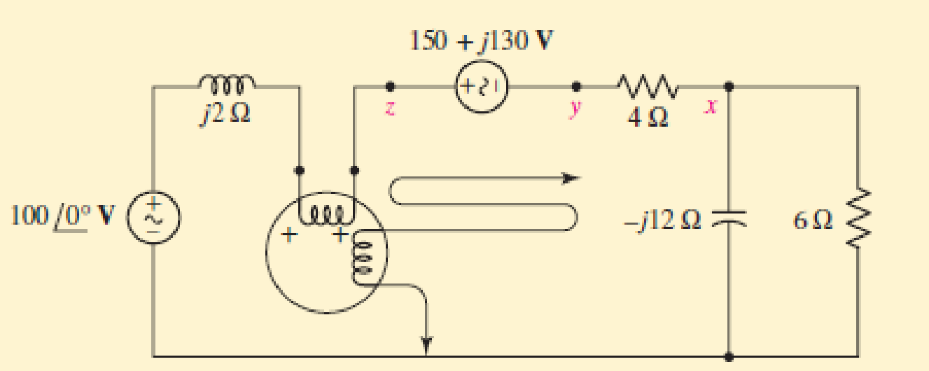 Chapter 12.5, Problem 9P, Determine the wattmeter reading in Fig. 12.24, state whether or not the potential coil had to be 