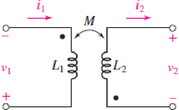 Chapter 13, Problem 2E, With respect to Fig. 13.36, assume L1 = 500 mH, L2 = 250 mH, and M = 20 mH. Determine the 