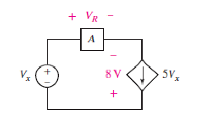 Chapter 2, Problem 38E, Refer to the circuit represented in Fig. 2.35, while noting that the same current flows through each 