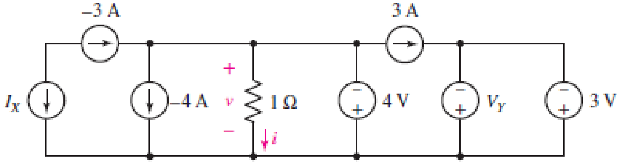 Chapter 3, Problem 41E, (a) Determine the values for IX and VY in the circuit shown in Fig. 3.80. (b) Are those values 