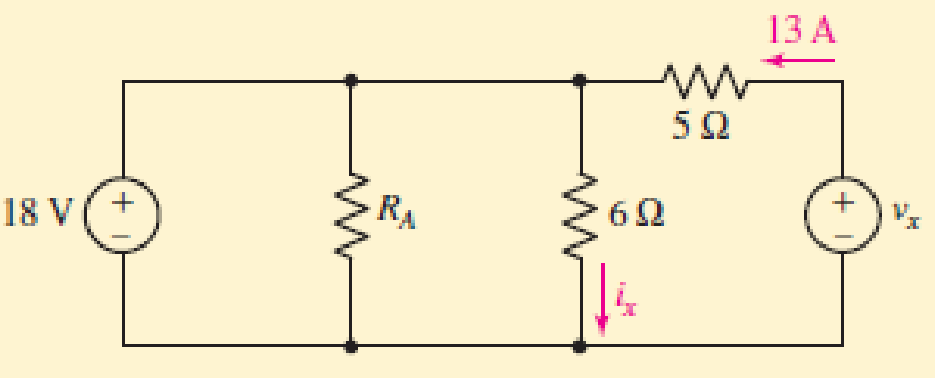 Chapter 3.2, Problem 1P, 3.1 (a) Count the number of branches and nodes in the circuit in Fig. 3.4. (b) If ix = 3 A and the 