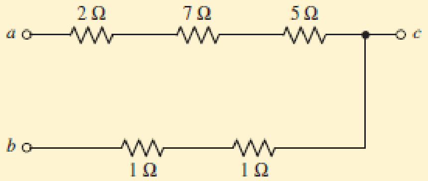 Chapter 3.7, Problem 12P, 3.12 Determine a single-value equivalent resistance for the network shown in Fig. 3.27, as seen 
