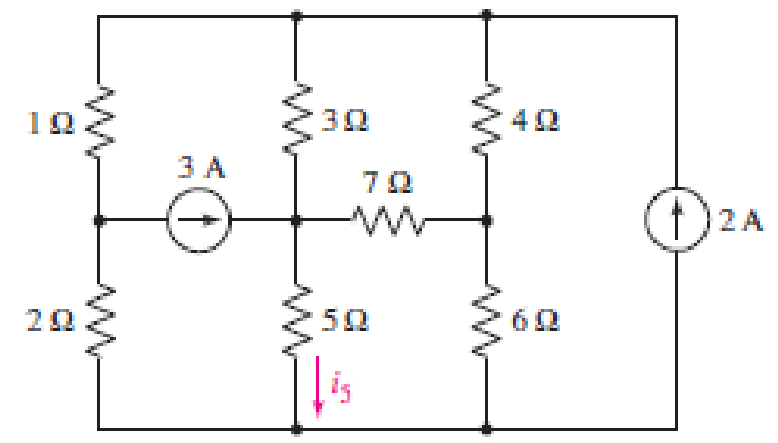 Chapter 4, Problem 54E, The circuit of Fig. 4.80 is modified such that the 3 A source is replaced by a 3 V source whose 