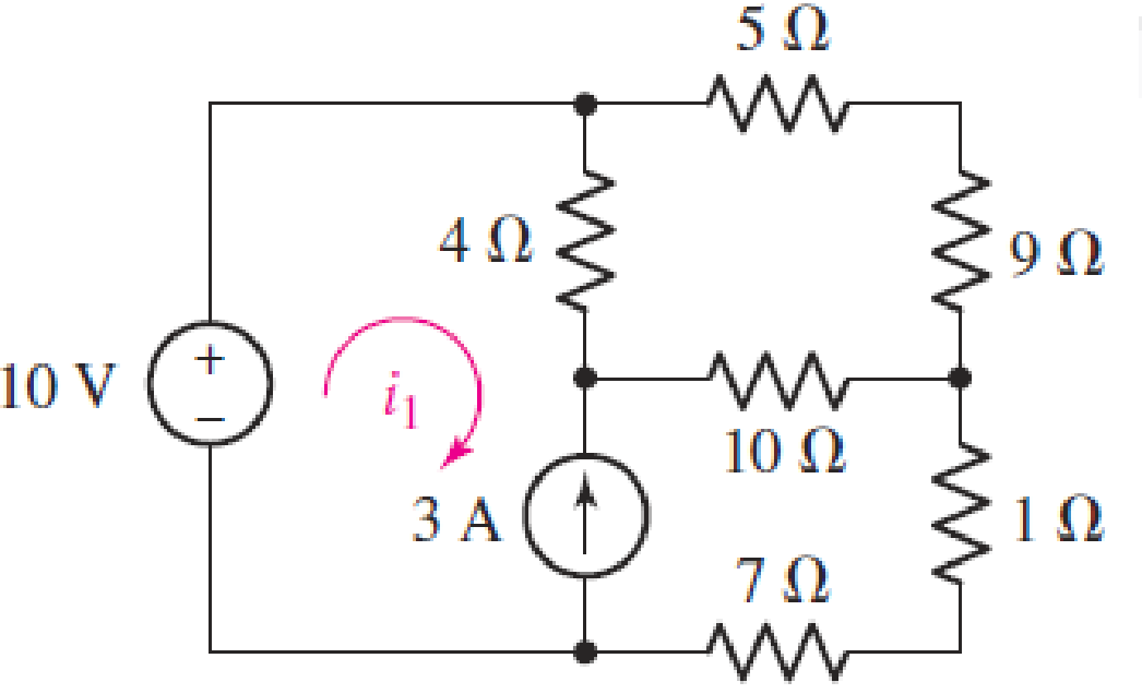 Chapter 4.4, Problem 9P, Determine the current i1 in the circuit of Fig. 4.26. FIGURE 4.25 