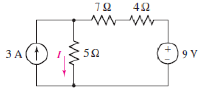 Chapter 5, Problem 15E, Determine the current labeled I in the circuit of Fig. 5.60 by first performing source 
