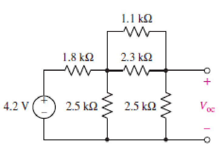 Chapter 5, Problem 28E, (a) Determine the Thevenin equivalent of the circuit depicted in Fig. 5.71 by first finding Voc and 