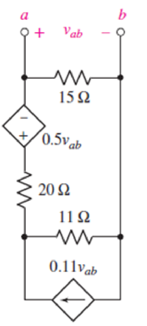 Chapter 5, Problem 42E, Determine the Thvenin and Norton equivalents of the circuit shown in Fig. 5.83 as seen by an 