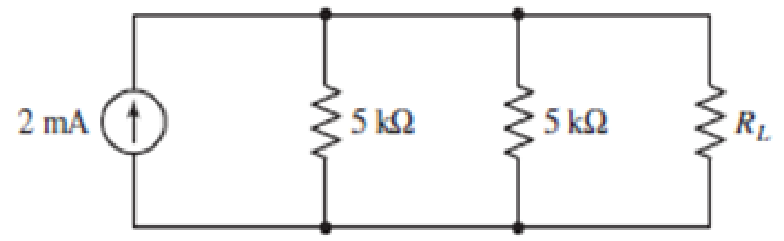 Chapter 5, Problem 46E, (a) For the simple circuit of Fig. 5.87, find the Thvenin equivalent connected to resistor RL. (b) 