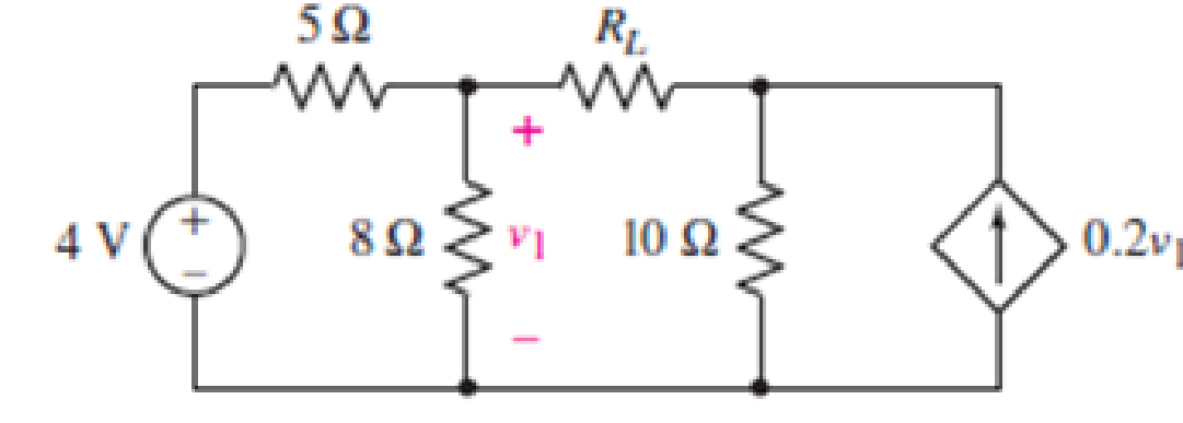 Chapter 5, Problem 53E, Select a value for RL in Fig. 5.93 such that it will absorb maximum power from the circuit. FIGURE 