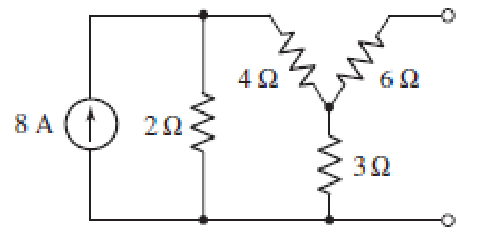 Chapter 5, Problem 64E, (a) Use appropriate techniques to obtain both the Thvenin and Norton equivalents of the network 