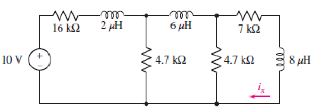 Chapter 7, Problem 28E, Making the assumption that the circuits in Fig. 7.51 have been connected for a very long time, , example  1
