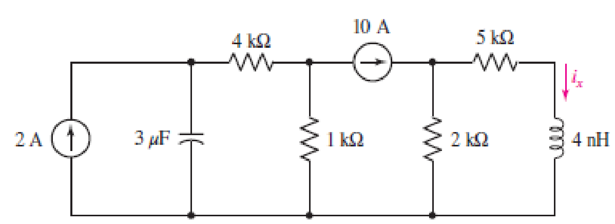 Chapter 7, Problem 28E, Making the assumption that the circuits in Fig. 7.51 have been connected for a very long time, , example  2