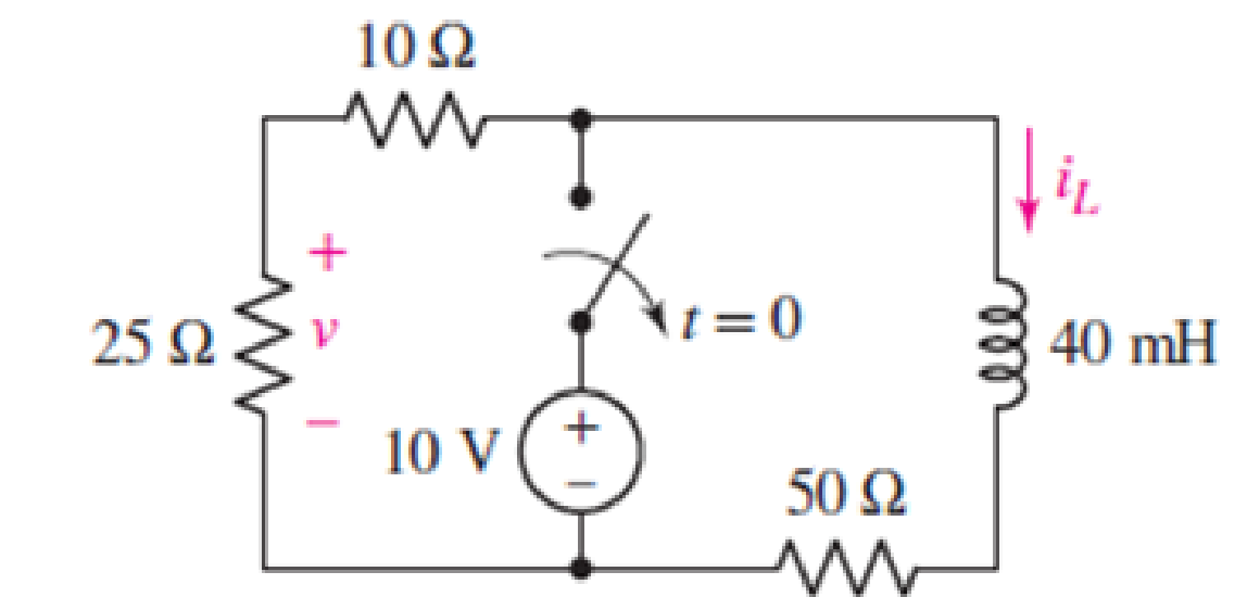 Chapter 8, Problem 24E, The switch in the circuit of Fig. 8.58 has been closed a ridiculously long time before suddenly 