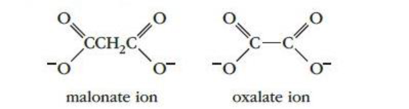 Chapter 11, Problem 82QRT, The reaction is catalyzed by the enzyme succinate dehydrogenase. When malonate ions or oxalate ions , example  2