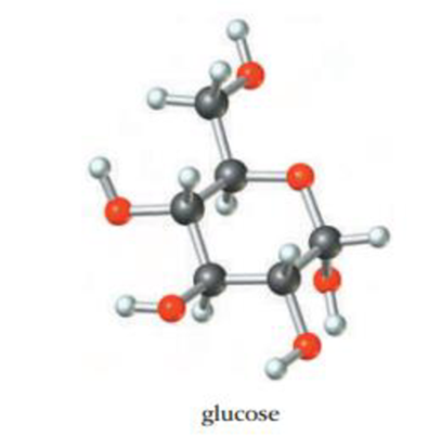 Chapter 16, Problem 82QRT, The molecular structure shown is of one form of glucose, C6H12O6 Glucose can be oxidized to carbon 