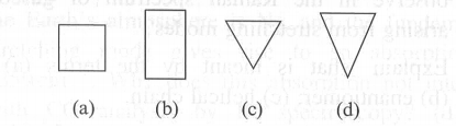 Chapter 3, Problem 3P, For each of the following 2-dimensional shapes, determine the highest order rotation axis of 