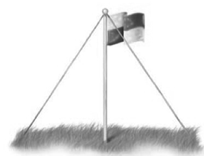 Chapter 1.4, Problem 78E, Height of a Flagpole A flagpole is secured on opposite sides by two guy wires, each of which is 5 ft 
