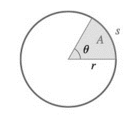 Chapter 5.1, Problem 2E, A central angle  is drawn in a circle of radius r, as in the figure below. a The length of the arc 