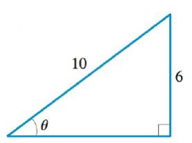 Chapter 5.4, Problem 17E, 17-22 Finding Angles in Right Triangles Find the angle  in degrees, rounded to one decimal place. 