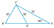 Chapter 5.5, Problem 29E, Finding Angles For the triangle shown, find a BCD and b DCA. 