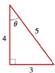 Chapter 5.CR, Problem 4CC, a Let  an acute angle in a right triangle. Identify the opposite side, the adjacent side, and the , example  2
